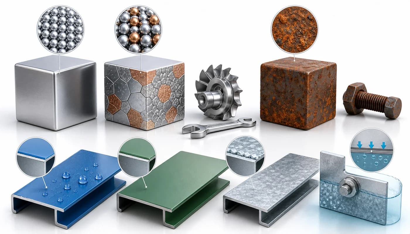 3D visual of alloys and corrosion prevention