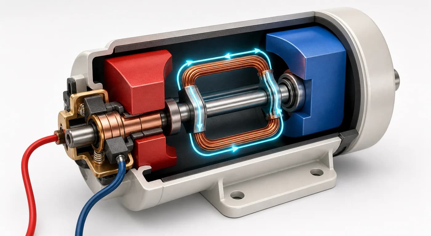 3D visual of Dc Motor