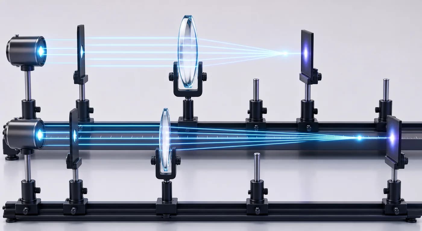 3D visual of Power Of A Lens