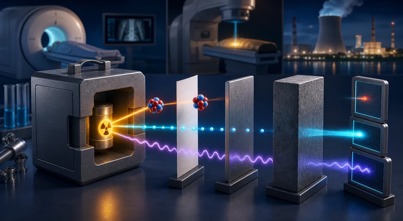 3D visual of Radioactive Emissions and Uses