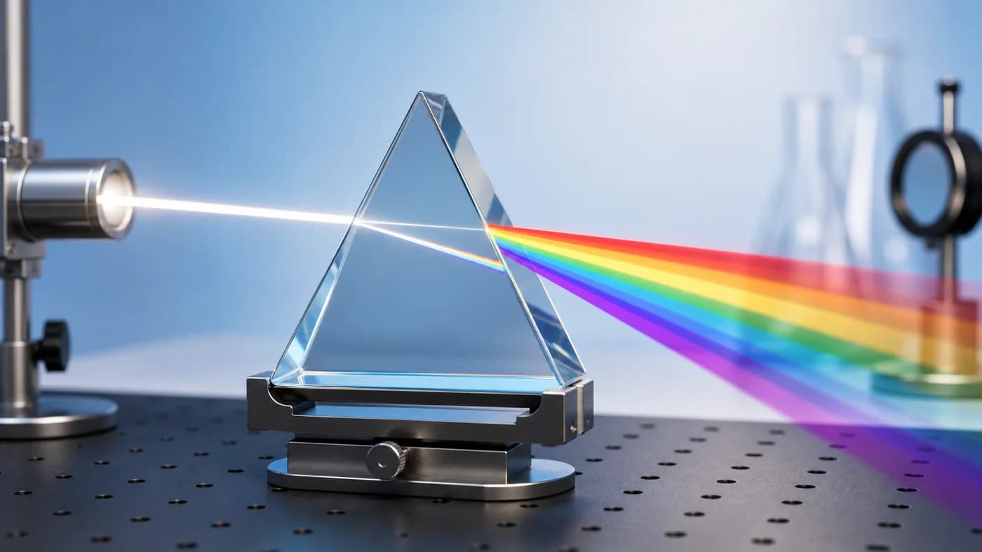 3D visual of Refraction Through Prism