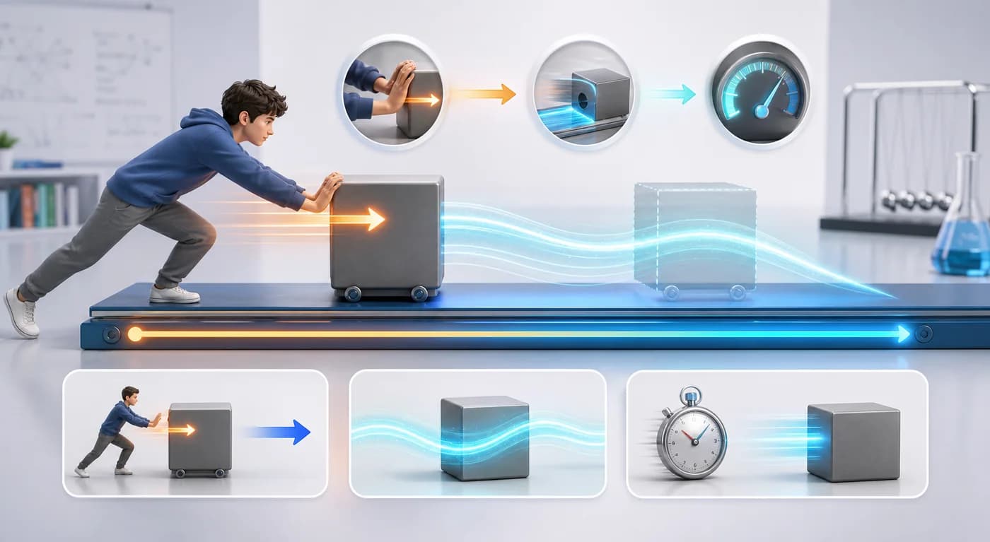 3D visual of Work Energy and Power