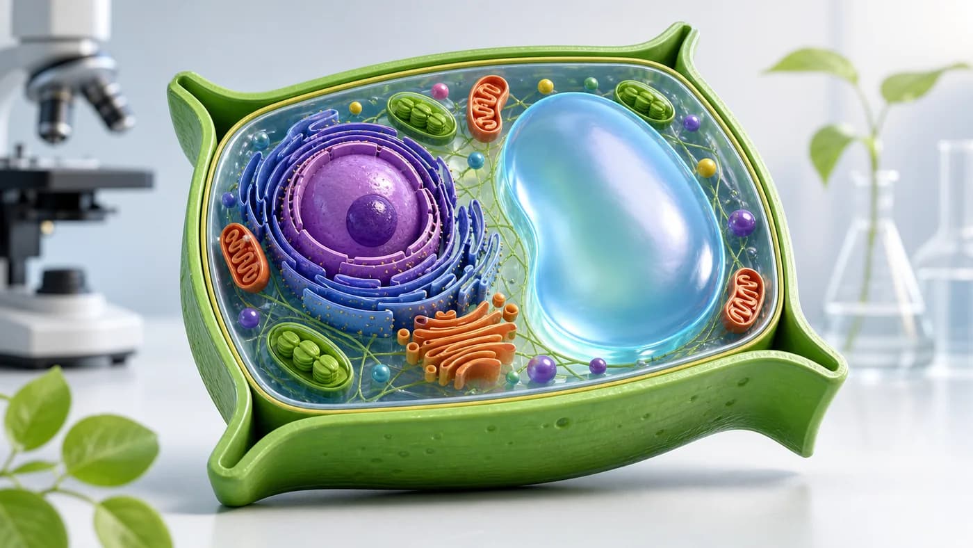 3D classroom model of cell structure and organelles