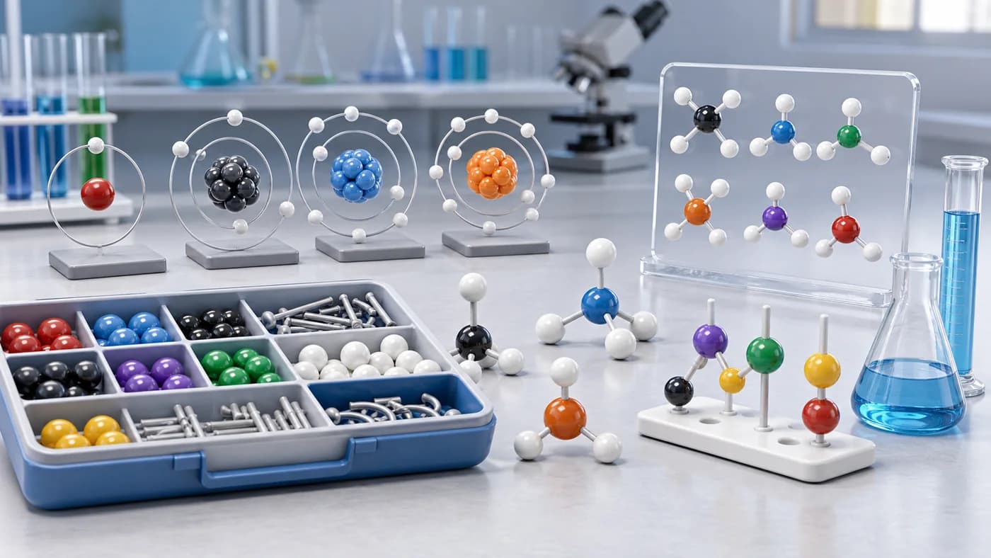 3D visual of valency and formula building
