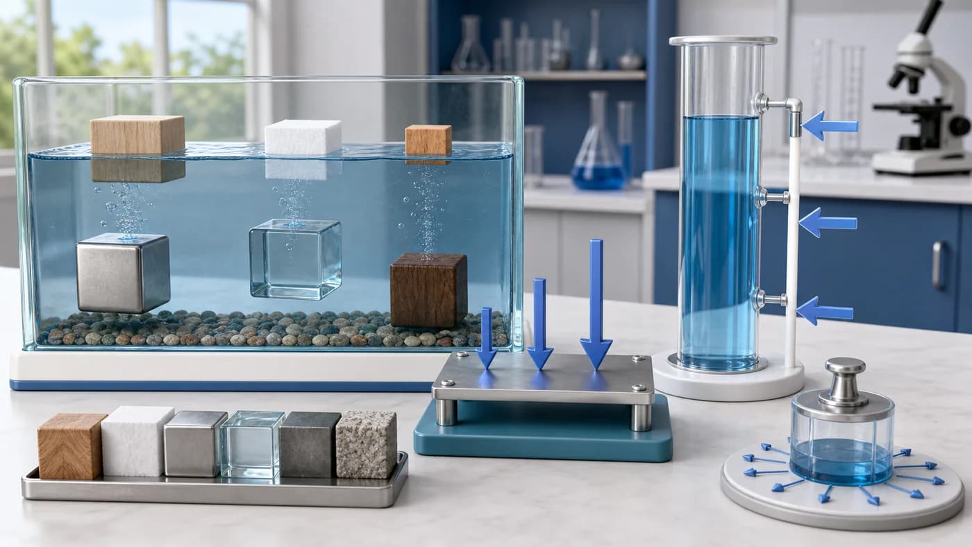 3D visual of density and pressure in fluids