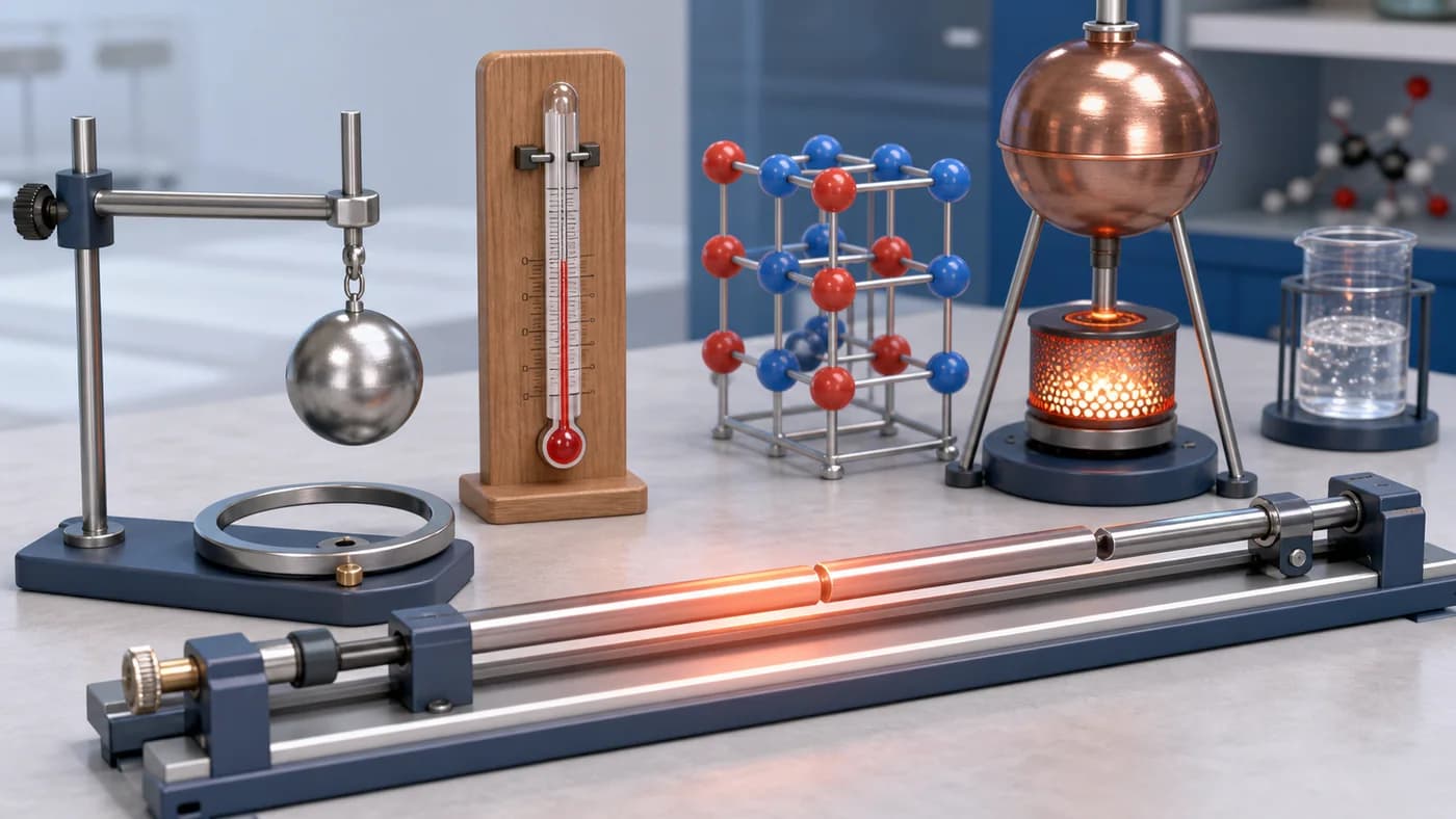 3D visual of heat temperature and expansion apparatus